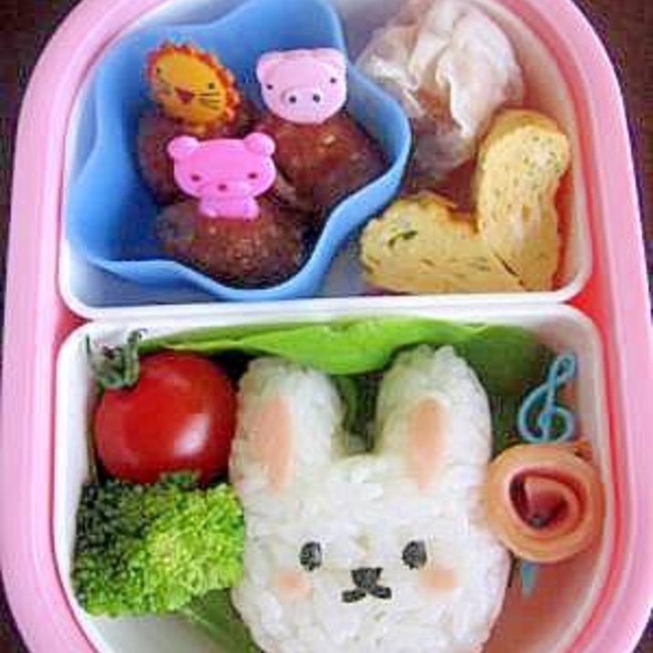 娘の幼稚園弁当 うさぎさんで元気になってねver レシピ 作り方 By Vickyvicky 楽天レシピ 娘の幼稚園弁当 うさぎさんで元気になってねver レシピ 作り方 By Vickyvicky 楽天レシピ